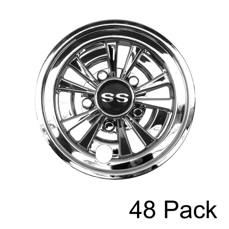 GTW 8 inch Golf Cart Wheel Covers – Set of 4