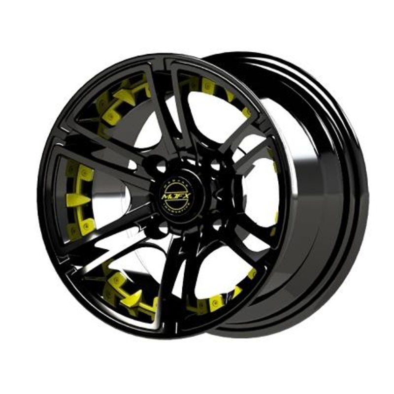 Madjax Yellow Wheel Inserts For 12X7 Mirage Wheel