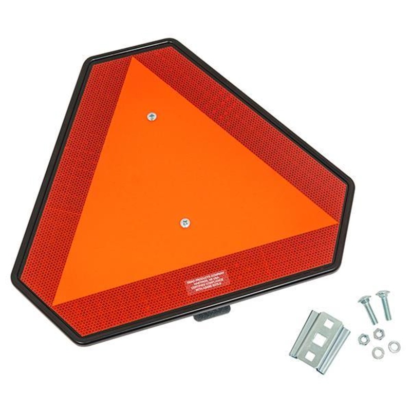 Plastic Slow Moving Vehicle Triangle With Spade Mount Kit –