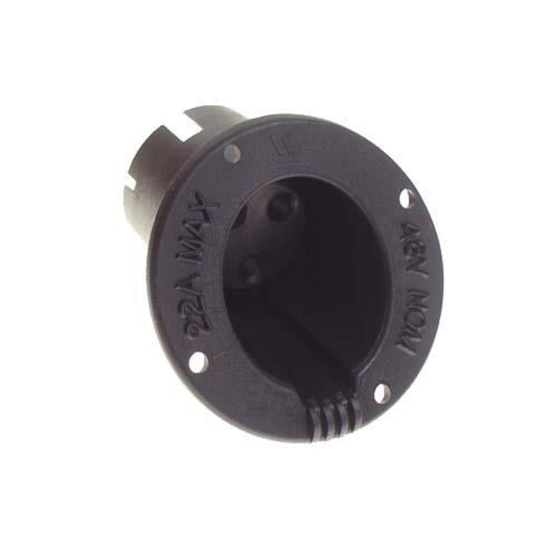 48-Volt Club Car DS Electric DC Receptacle Bezel (Years 1995-Up)