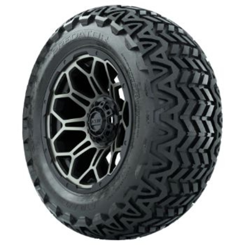 GTW Black/Bronze Bravo 14 in Wheels with 23×10-14 GTW Predator All-Terrain Tires – Set of 4