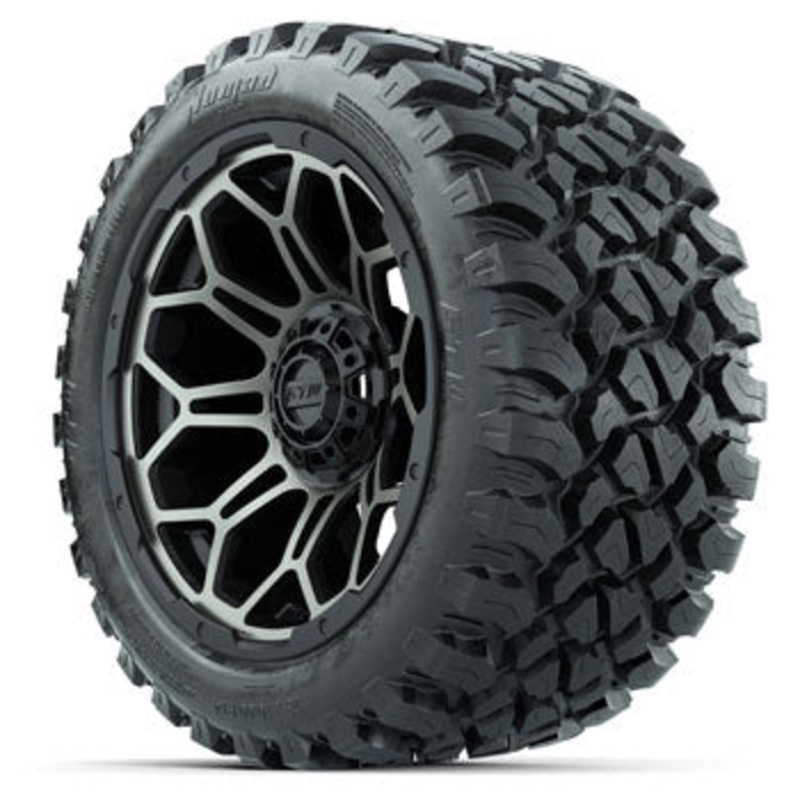 GTW Bravo 14 in Wheels with 23×10-14 GTW Nomad All-Terrain Tires – Set of 4