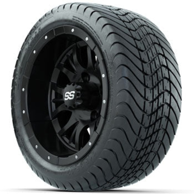 GTW Diesel 12 in Wheels with 215/35-12 Mamba Street Tires – Set of 4