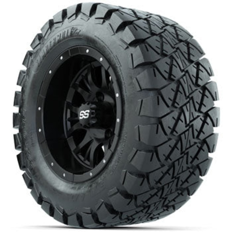 GTW Diesel 12 in Wheels with 22×10-12 Timberwolf All-Terrain Tires – Set of 4