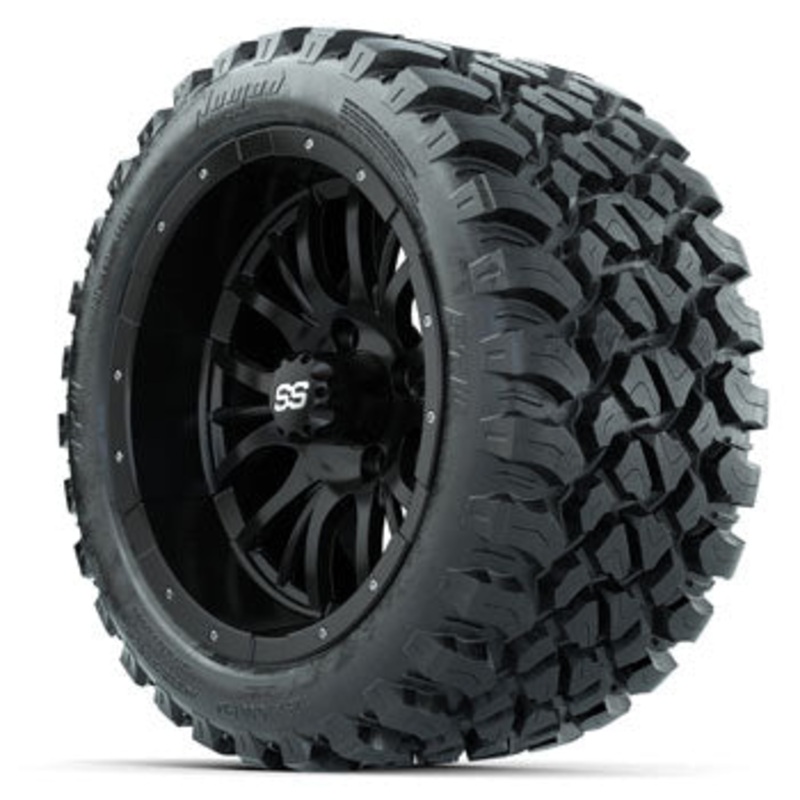 GTW Diesel 14 in Wheels with 23×10-14 Nomad All-Terrain Tires – Set of 4