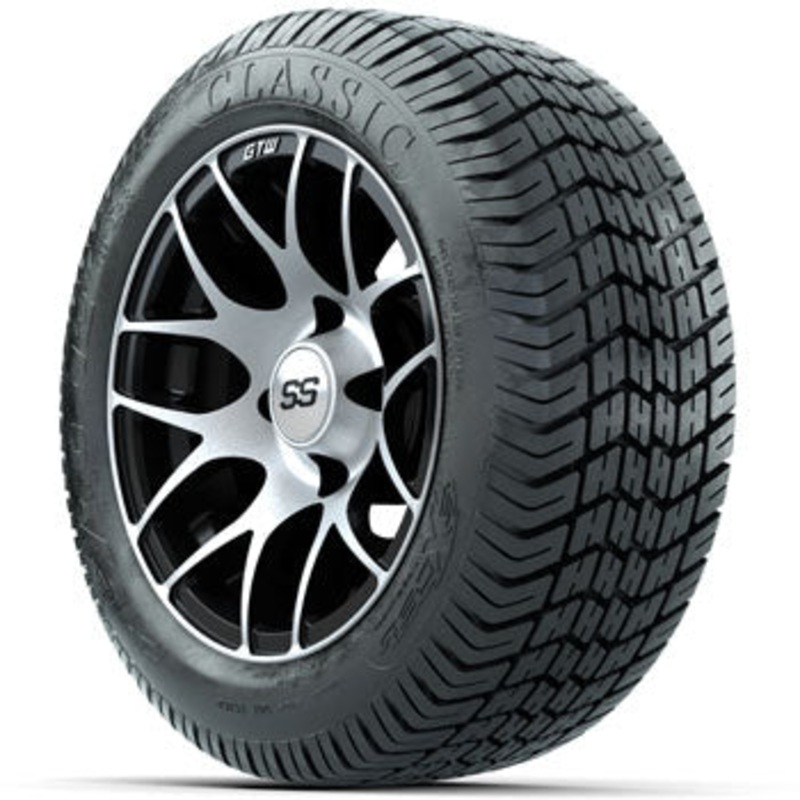 GTW Pursuit 12 in Wheels with 215/40-12 Excel Classic Street Tires – Set of 4