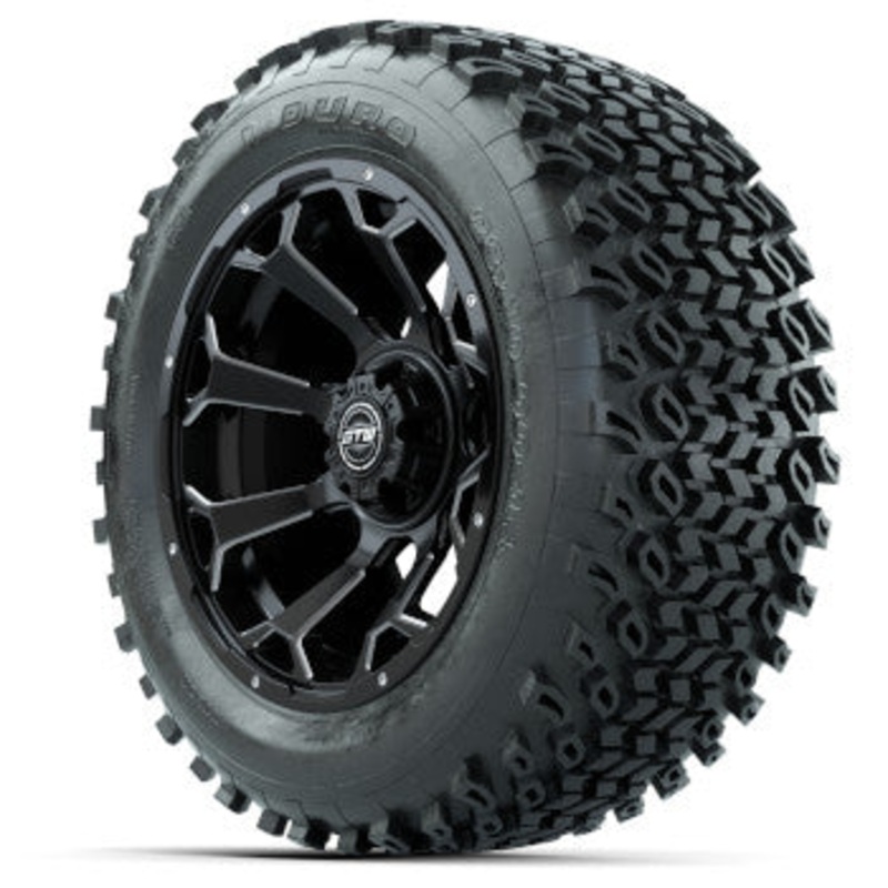 GTW Raven Off-Road 14 in Wheels with 23×10-14 Duro Desert All-Terrain Tires – Set of 4