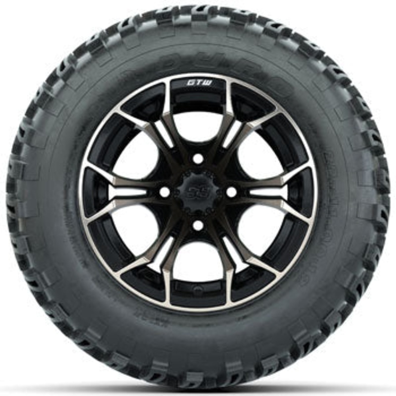 GTW Spyder 12 in Wheels with 22×11-12 Duro Desert All-Terrain Tires – Set of 4