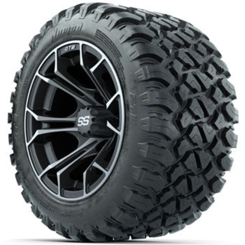 GTW Spyder 12 in Wheels with 22×11-R12 Nomad All-Terrain Tires – Set of 4