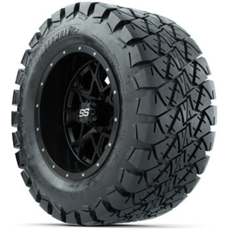 GTW Vortex 12 in Wheels with 22×10-12 Timberwolf All-Terrain Tires – Set of 4