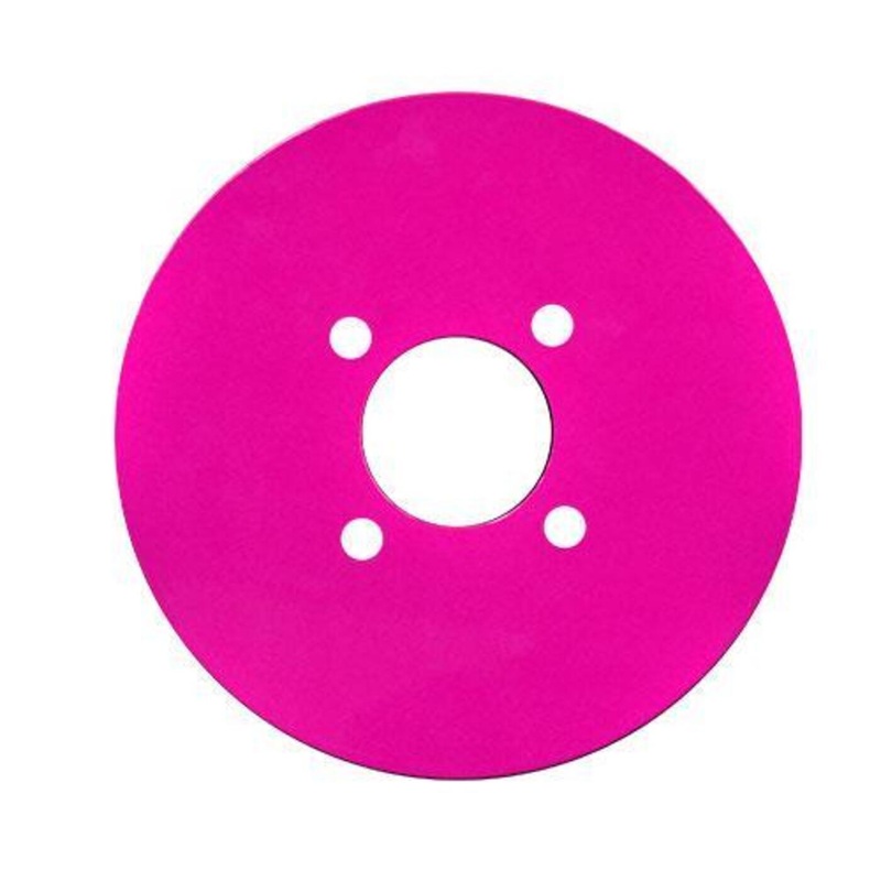 Set of 4 MadJax Pink Aluminum Wheel Plates For 12″ / 14″