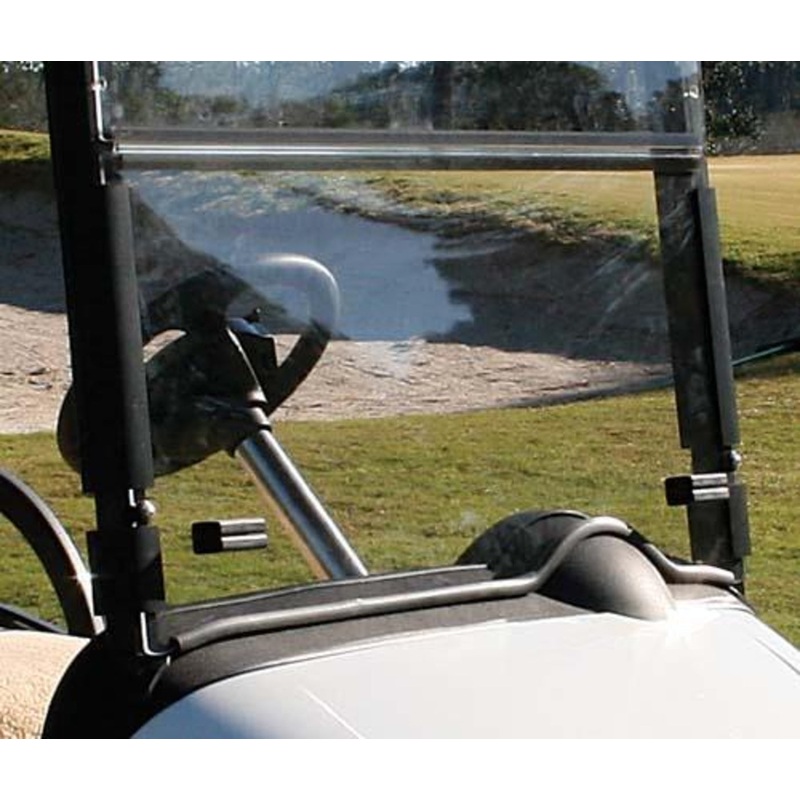 Clear EZGO RXV Folding Windshield – 1/4″ (Years 2008-Up)