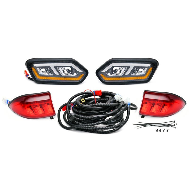 GTW Club Car Tempo LED Head Light & Taillight Kit 2018-Up