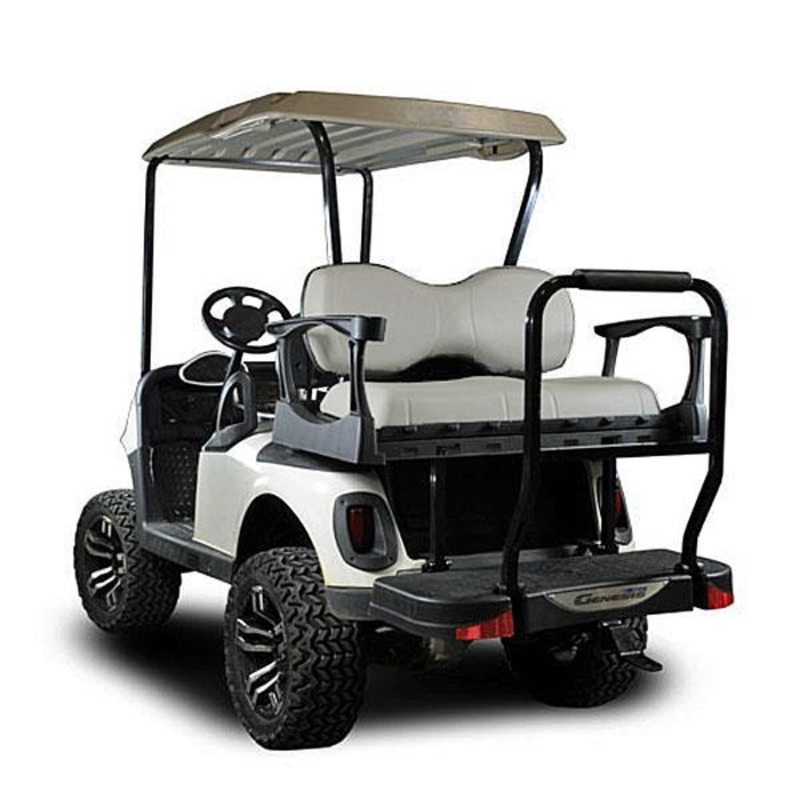 MadJax Genesis 300 Aluminum Rear Flip Seat with Deluxe Grey Cushions – Yamaha Drive2