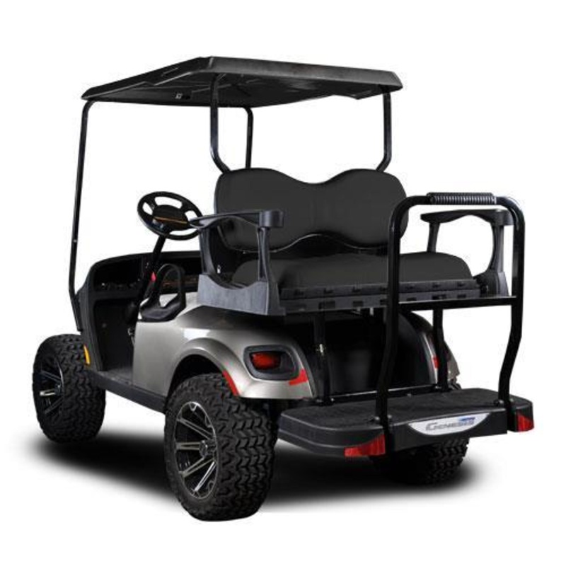 MadJax Genesis 300 with Deluxe Black Aluminum Rear Flip Seat – EZGO TXT