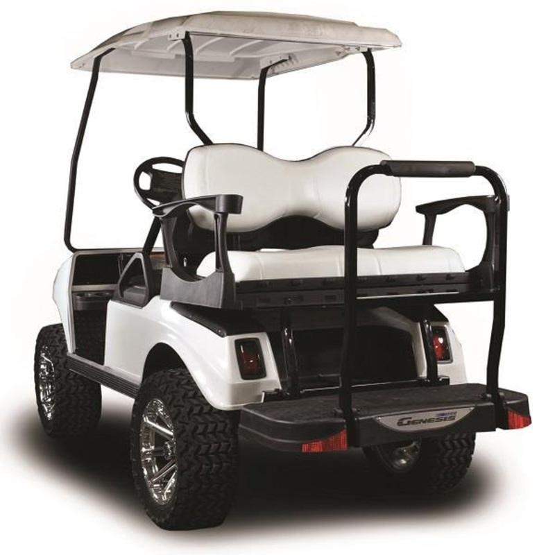 MadJax Genesis 300 with Deluxe White Aluminum Rear Flip Seat – Club Car DS