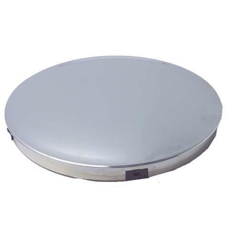 Chrome Baby Moon Covers The Entire Wheel. 7-3/4″