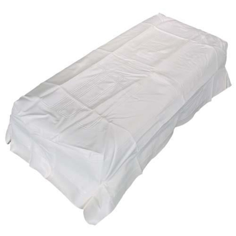 Club Car DS Seat Bottom Cover White (Years 1979-1999)