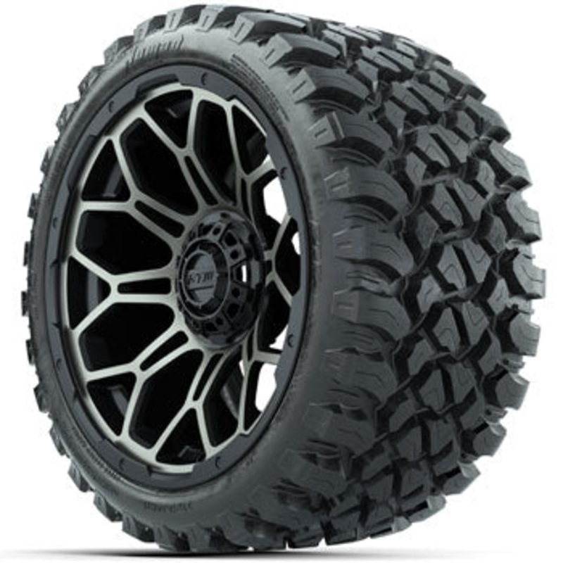 GTW Bravo Bronze 15 in Wheels with 23 in Nomad All Terrain Tires – Set of 4