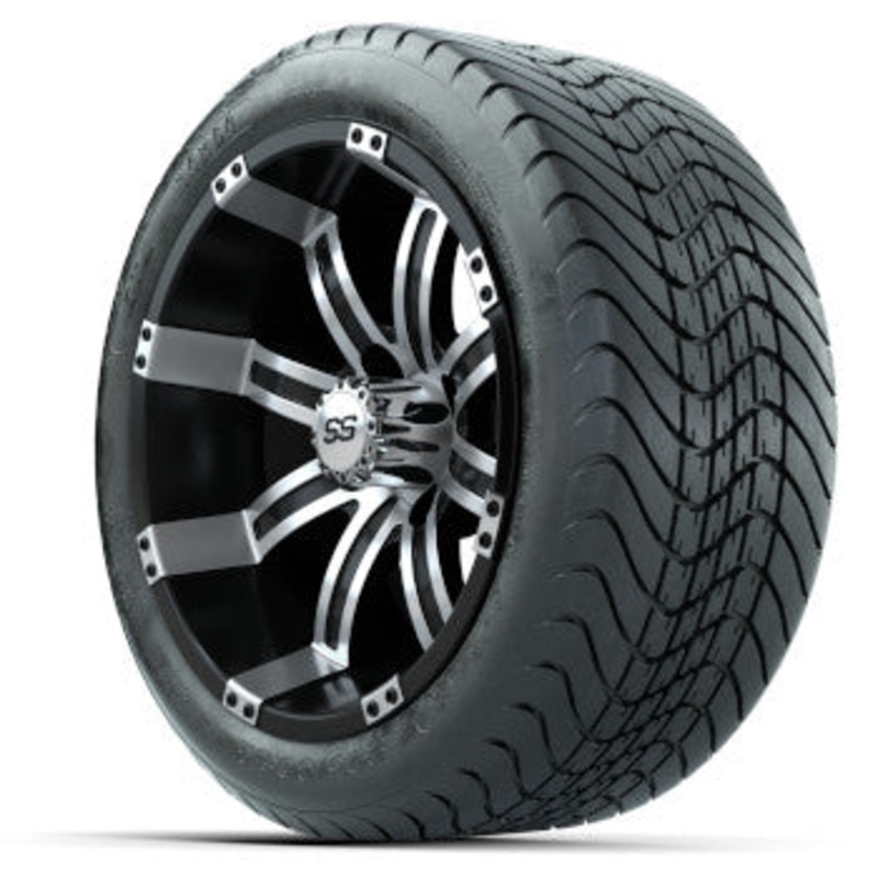 GTW Tempest 14 in Wheels with 225/30-14 Mamba Street Tires – Set of 4