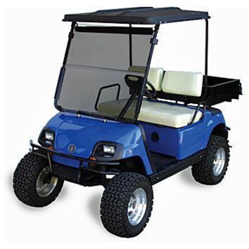 Tinted Yamaha Impact-Resistant Folding Windshield (Models G14-19)