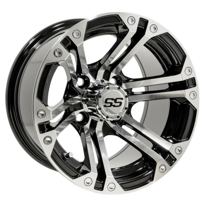 12×7 GTW Machine / Black Specter Wheel