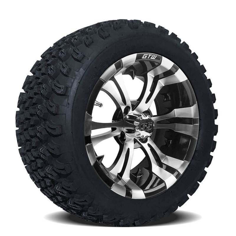 14″ GTW Vampire Wheels with Duro Desert A-T Tires  Set of 4