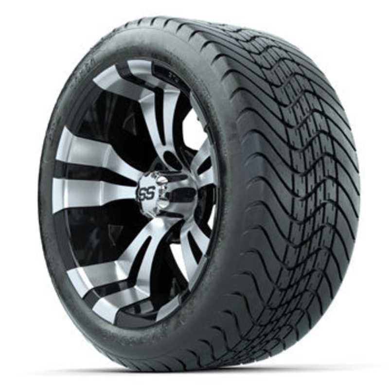 GTW Vampire 14 in Wheels with 225/30-14 Mamba Street Tires – Set of 4