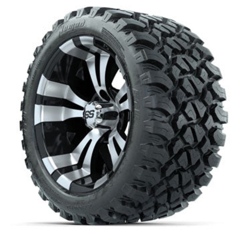 GTW Vampire 14 in Wheels with 23×10-14 Nomad All-Terrain Tires – Set of 4