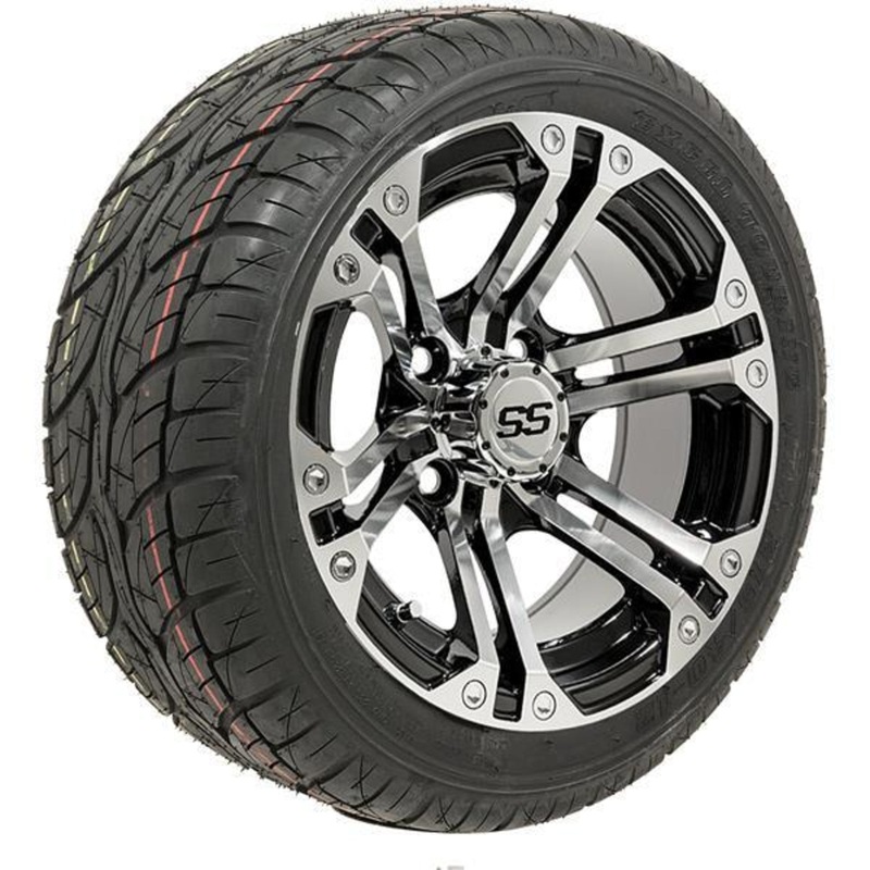 Set of (4) 12″ GTW Specter Wheels on Lo-Pro Street Tires