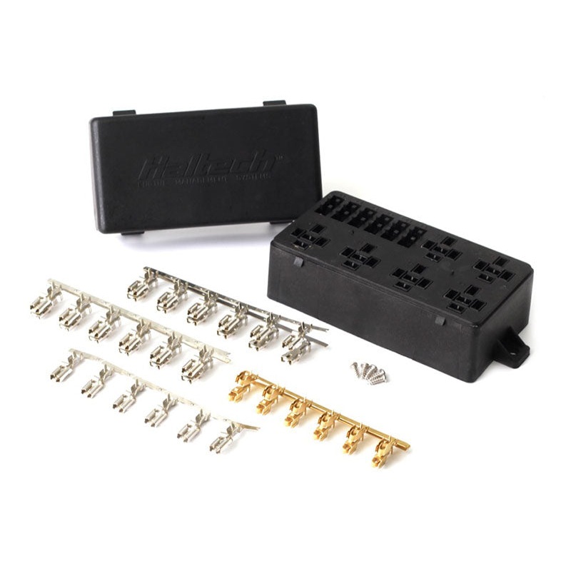 6 Circuit Haltech Fuse Box with Lid Fuse Box