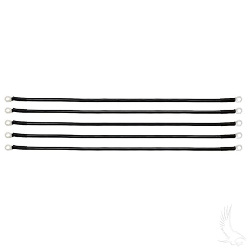 Golf Cart Battery Cable – BAG OF 5 – 23″ 4 Gauge Black