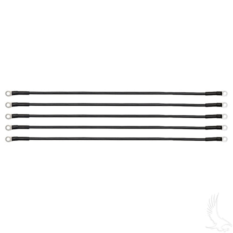 Golf Cart Battery Cable – PACK OF 5 – 23″ 6 Gauge Black
