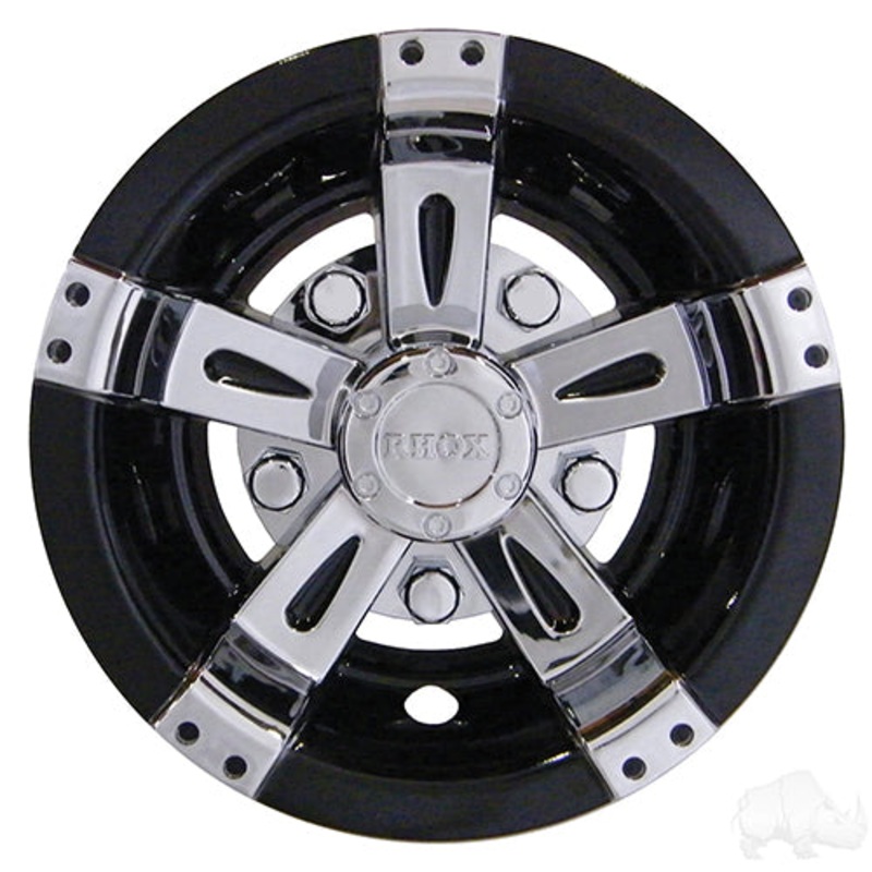 Wheel Cover – 8″ Vegas Chrome/Black