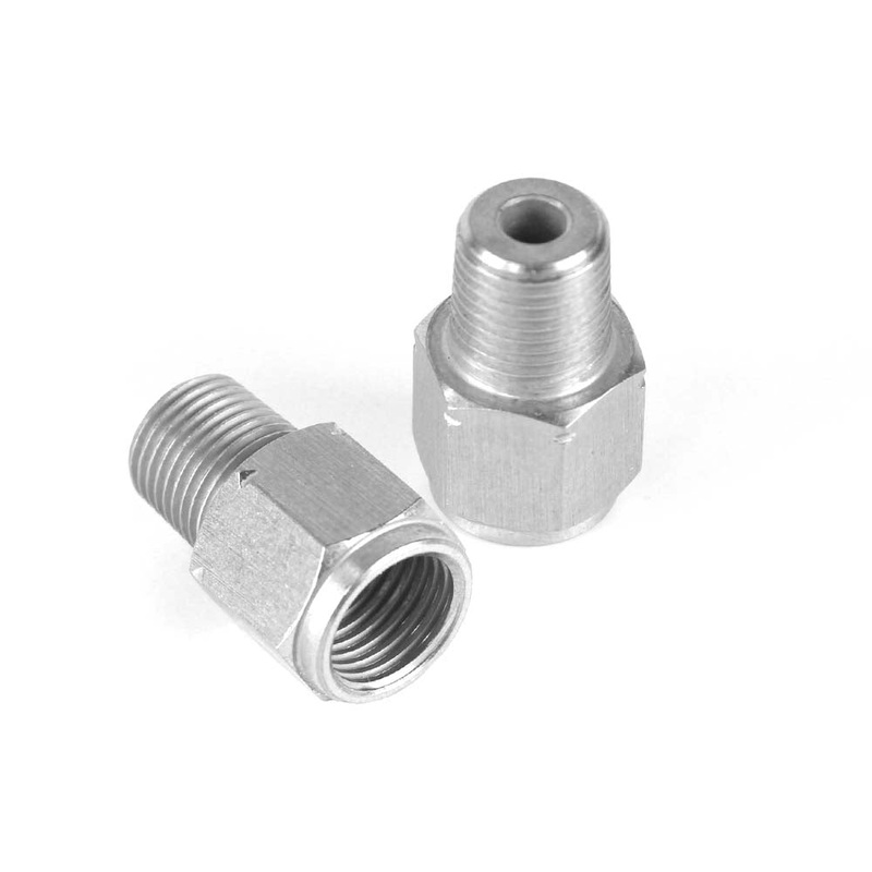 M10 x 1.0 to 1/8 BSPT Adaptor Thread: M10 x 1.0 Female to 1/8BSPT Male