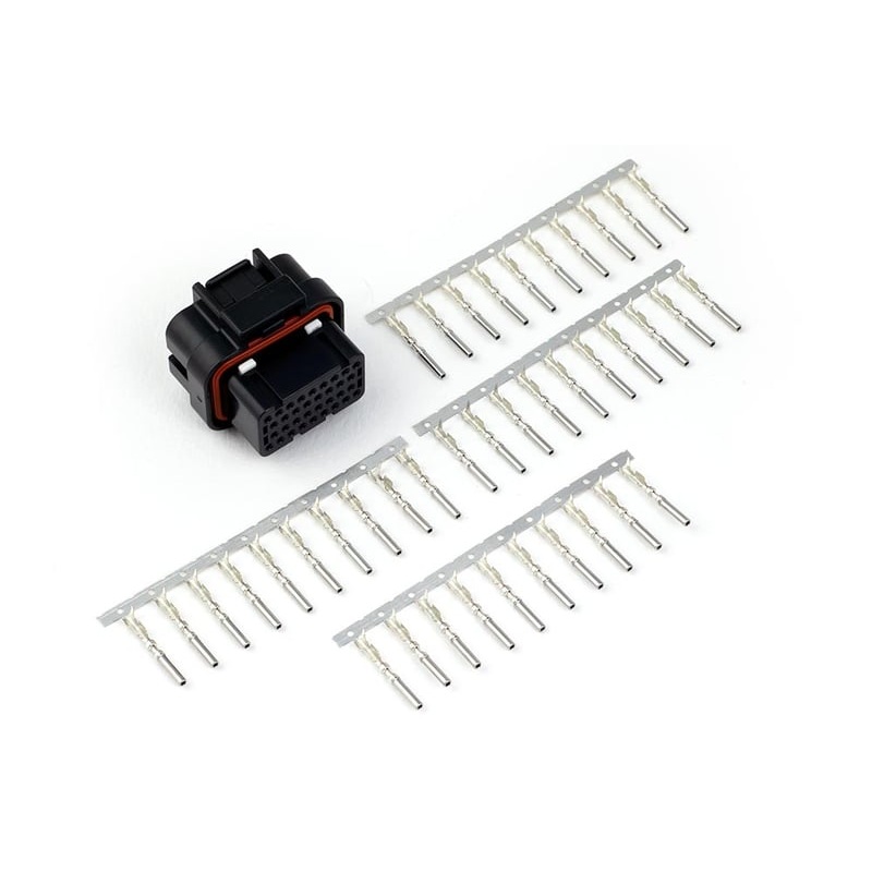 Plug and Pins Only – AMP 34 Pin 4 Row – Key 2 4 Keyway Superseal Connector