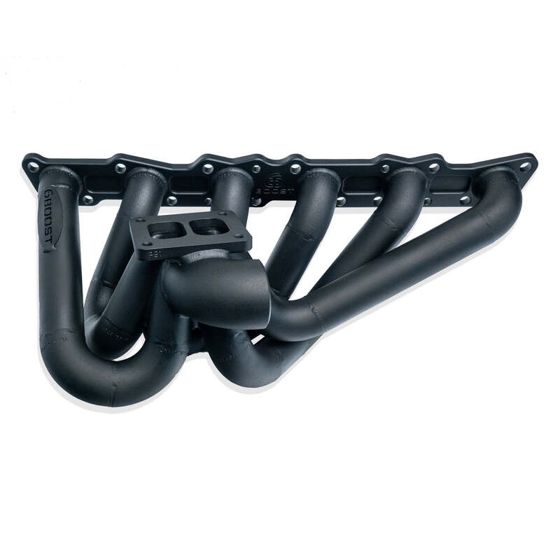 6Boost Exhaust Manifold, for Nissan RB20/25DET, GT4/50 ‘Divided Entry’ Single 50mm Wastegate Port “GT42/GT45/G42/G45/PT Sportsman” Yes