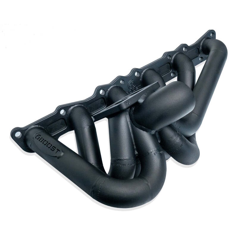 6Boost Exhaust Manifold, for Nissan RB20/25DET, T4/50 ‘Divided Entry’ Single 50mm Wastegate Port “Non Sportsman Mid Frame ie PT6766-7675” No