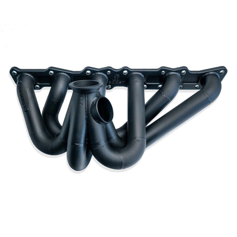 6Boost Exhaust Manifold, for Nissan RB20/25DET, V-band(Garrett G25/30/35)/50 Single 50mm Wastegate Port No