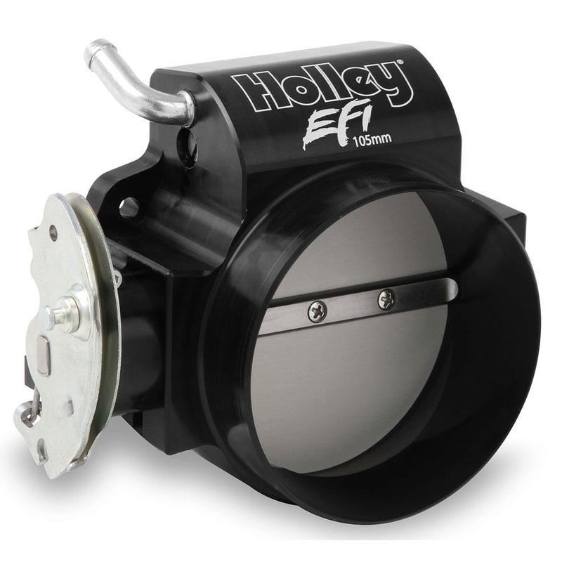 Billet LS Throttle Body Black 105mm With Low RPM Taper