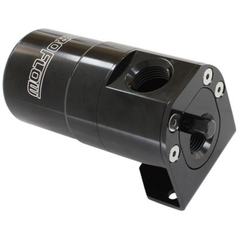 Billet Universal Single Air / Oil Separator Black
