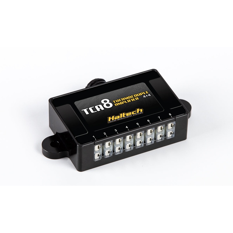 TCA-8 (4+4) Eight Channel Thermocouple Amplifier Programmed as TCA-4A and TCA-4B