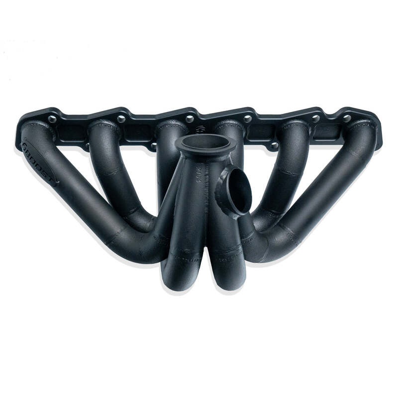 6Boost Exhaust Manifold, for Nissan RB30ET (SOHC), V-band(Tial GT28/30/35)/50 Single 50mm Wastegate Port No