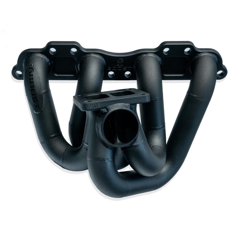 6Boost Exhaust Manifold, for Nissan SR20DE/DET/VE/VET, T3/45 ‘Divided Entry’ Single 45mm Wastegate Port No