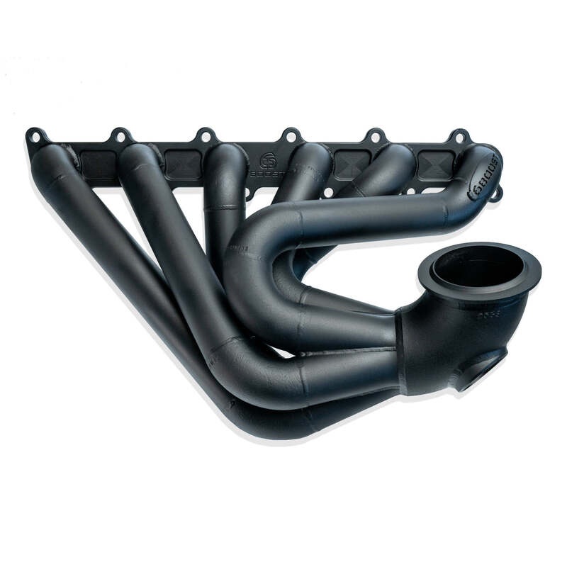 6Boost Exhaust Manifold, Ford Barra X Series, Forward Position Pro Mod V-band(Garrett G40/42/45)/50 “FPPM”Single 50mm Wastegate Port No