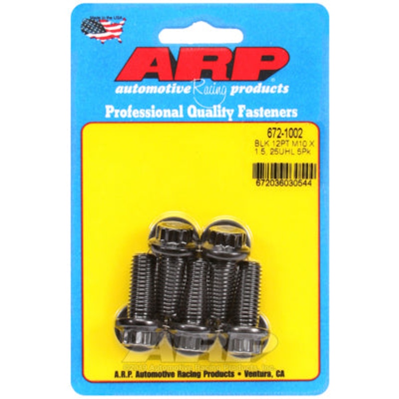 5-Pack Bolt Kit, 12-Point S/S ARP672-1002