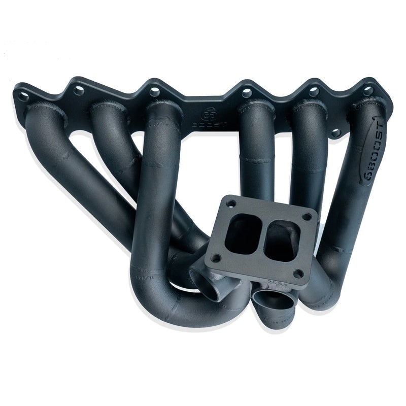 6Boost Exhaust Manifold, Toyota 2JZ GTE, GT4/50 ‘Divided Entry’ Single 50mm Wastegate Port “GT42/GT45/G42/G45/PT Sportsman” No