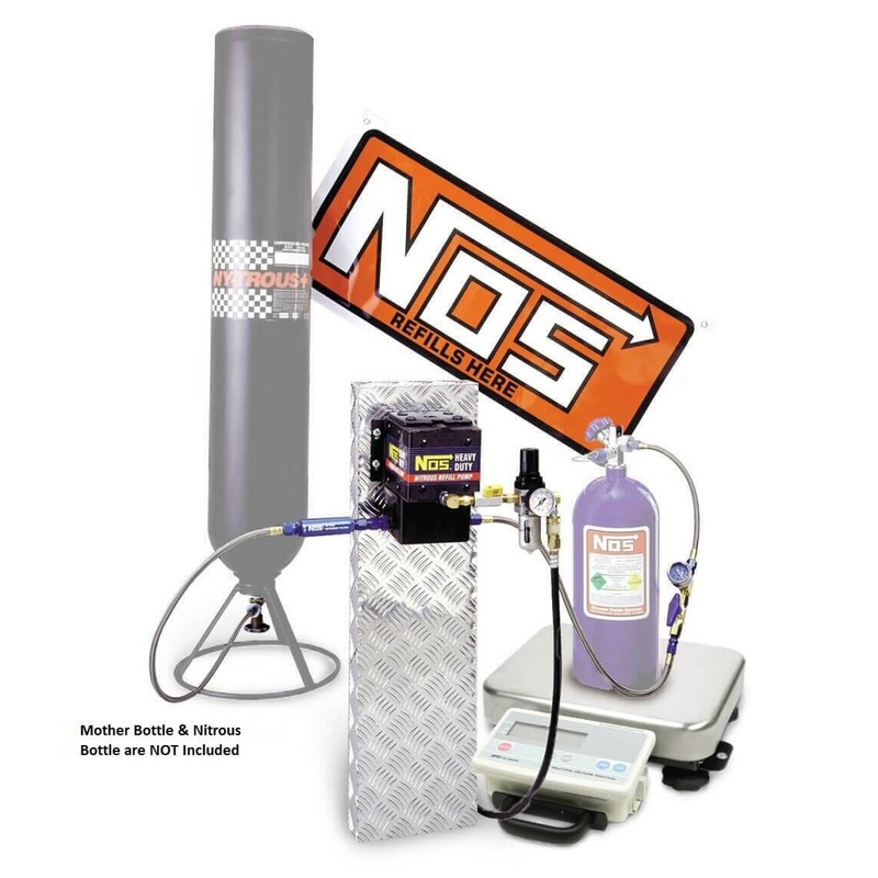 NOS Nitrous Cryogenic Refill Transfer Pump Station, Complete with regulator/filter separator, and Legal for Trade scale