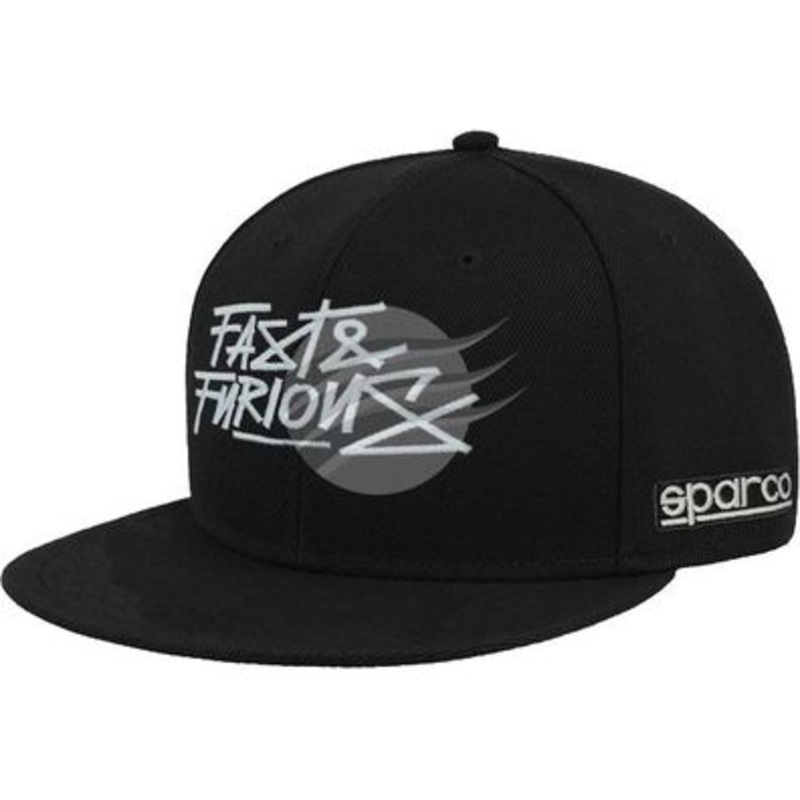 Flat Cap Sparco Fast & Furious Black