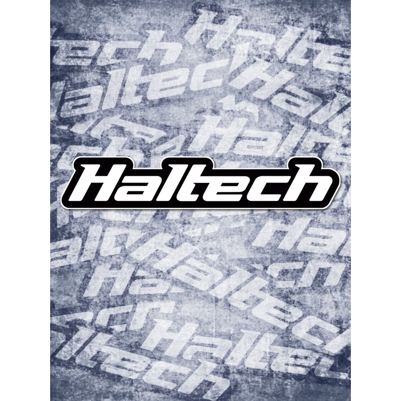 Haltech Stickers 55mm Yellow